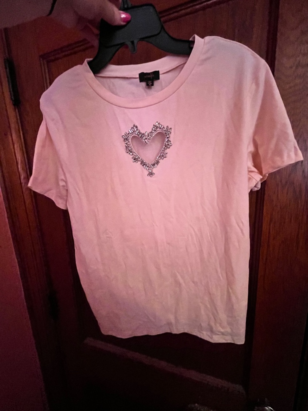 Pink heart shirt